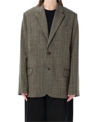 Soeur - Hermosa Checked Oversized Blazer - Lyst