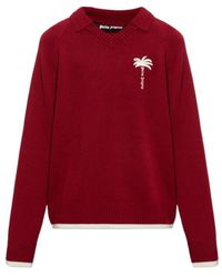 Palm Angels - Long-Sleeved Sweater - Lyst