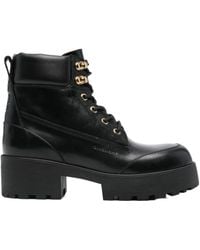 Givenchy - Trekker Lace-Up Ankle Boots - Lyst
