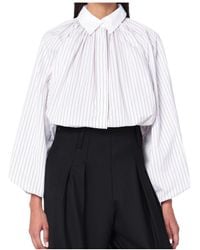 Patou - Gathered Stripe Shirt - Lyst