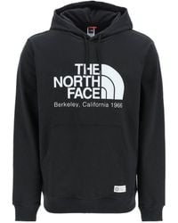 The North Face - Logo Printed Drawstring Hoodie - Lyst