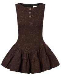 ShuShu/Tong - Knitted Wool-Blend Minidress - Lyst