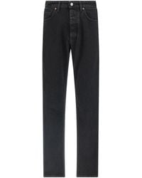 MM6 by Maison Margiela - Logo Patch Taped Jeans - Lyst