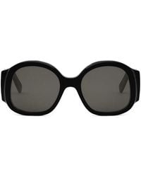 Celine - Logo Sunglasses - Lyst