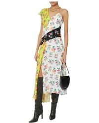 MSGM - Floral-Printed Asymmetric Dress - Lyst