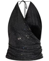 Balmain - Embellished Open-Back Top - Lyst