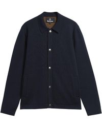 Barbour - Dark Stand-Collar Jacket - Lyst