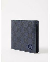 Gucci - Gg Logo Plaque Bi-Fold Wallet - Lyst
