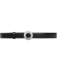 Celine - 25Mm Double-Sided Leather Belt With Disc Buckle - Lyst