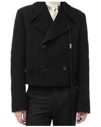 Ann Demeulemeester - Dalmar Double Breasted Short Jacket - Lyst