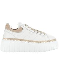Hogan - H-Stripes Platform Lace-Up Sneakers - Lyst