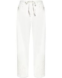 Rag & Bone - Embroidery Drawstring Trousers - Lyst