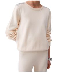 Liu Jo - Beaded Crew-Neck Sweater - Lyst