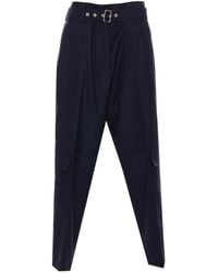 Pinko - Matching Belt Cargo Trousers - Lyst