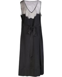 Simone Rocha - V-Neck Sleeveless Midi Dress - Lyst