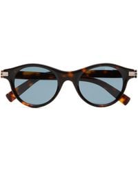 ZEGNA - Havana Acetate Sunglasses - Lyst