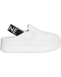 Celine - Block Wedge Mule - Lyst