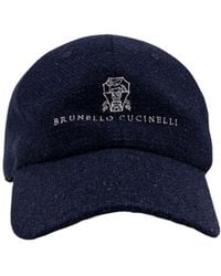 Brunello Cucinelli - Curved Brim Baseball Cap - Lyst