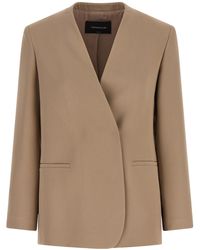 Fabiana Filippi - Oversized V-Neck Blazer - Lyst