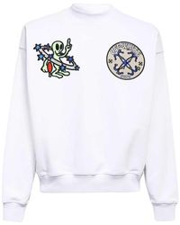 Off-White c/o Virgil Abloh - Long-Sleeved Round-Neck Sweater - Lyst
