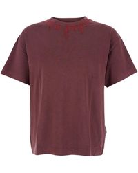 Palm Angels - Neck-Logo T-Shirt - Lyst