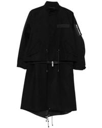 Sacai - Layered-Design Coat - Lyst