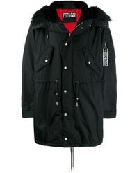 Versace Jeans Couture - Oversized Hooded Casual Jacket - Lyst