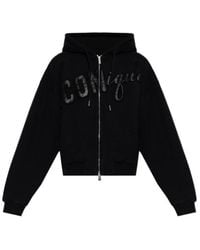 DSquared² - Logo Zip-Up Hoodie - Lyst