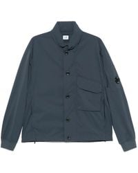 C.P. Company - Boxy Cropped Jacket With High Collar - Lyst