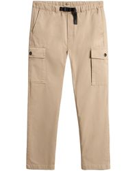 Woolrich - Belted Cargo Trousers - Lyst