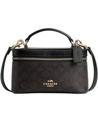 COACH - Zippered Shoulder Bag - Lyst