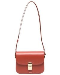 A.P.C. - Grace Leather Shoulder Bag - Lyst