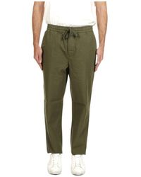 Woolrich - Loose Fit Drawstring Trousers - Lyst