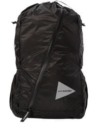 and wander - 111 Logo Detail Sil Backpack - Lyst