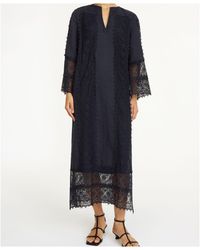 By Malene Birger Vera Lace-Detailed Slip Midi Dress in Natural | Lyst By Malene Birger Vera Lace-Detailed Slip Midi Dress in Natural | Lyst