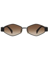 Celine - Triomphe Metal 02 Sunglasses - Lyst