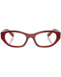 Miu Miu - Eyewear Oval-Frame Glasses - Lyst