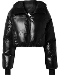 Aztech Mountain - Daisy Nuke Cropped Quilted Glossed-Shell Down Jacket - Lyst
