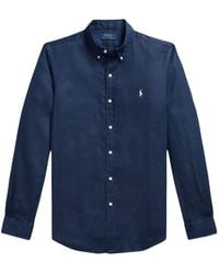 Polo Ralph Lauren - Long Sleeve Linen Shirt - Lyst