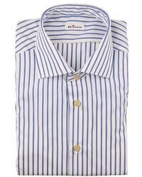 Kiton - Vertical-Stripe Shirt - Lyst