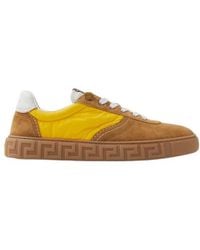 Versace - Greca Lace-Up Sneakers - Lyst