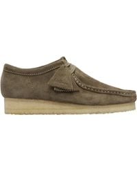 Clarks - Wallabee Derby Shoes - Lyst