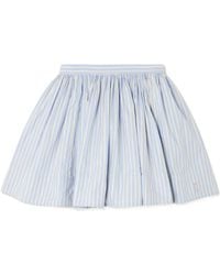 Rabanne - Rabanne Jupe Striped Mini Skirt - Lyst