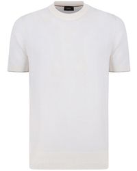 BOSS - Crew Neck Short-Sleeved T-Shirt - Lyst