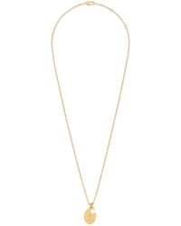 Celine - Les Perles Medal Necklace - Lyst