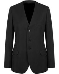 Jil Sander - Collarless Single-Breasted Blazer - Lyst