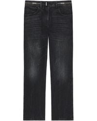 Givenchy - Chain Detailed Bootcut Jeans - Lyst