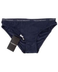 Emporio Armani - Logo Detail Panties - Lyst