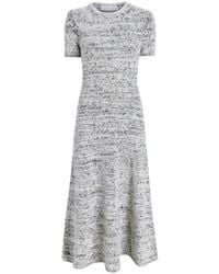 Proenza Schouler - Short-Sleeve Speckled Knit Midi Dress - Lyst