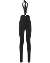 The Attico - Ruby Jersey Halterneck Skinny Pants - Lyst